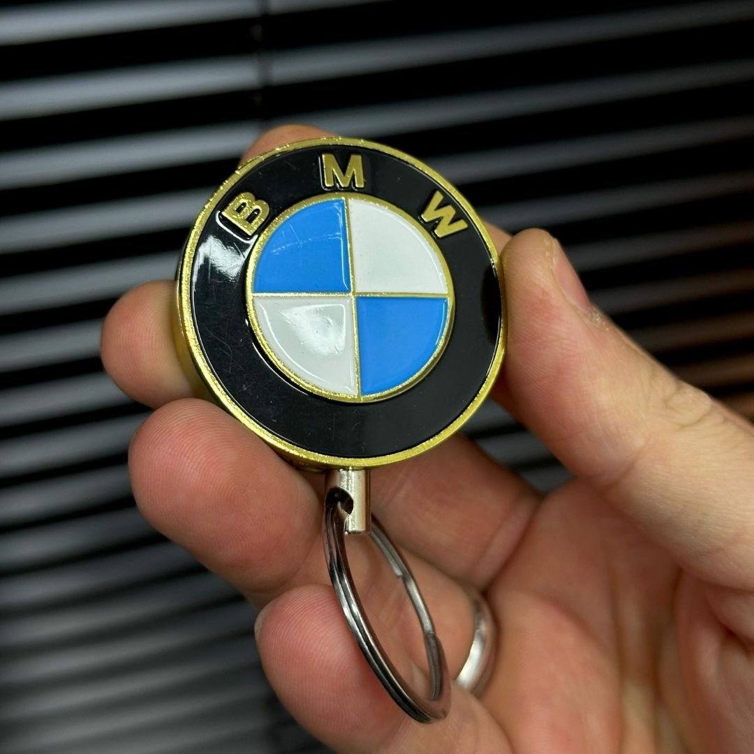 BMW Logolu Metal Yuvarlak Çakmak