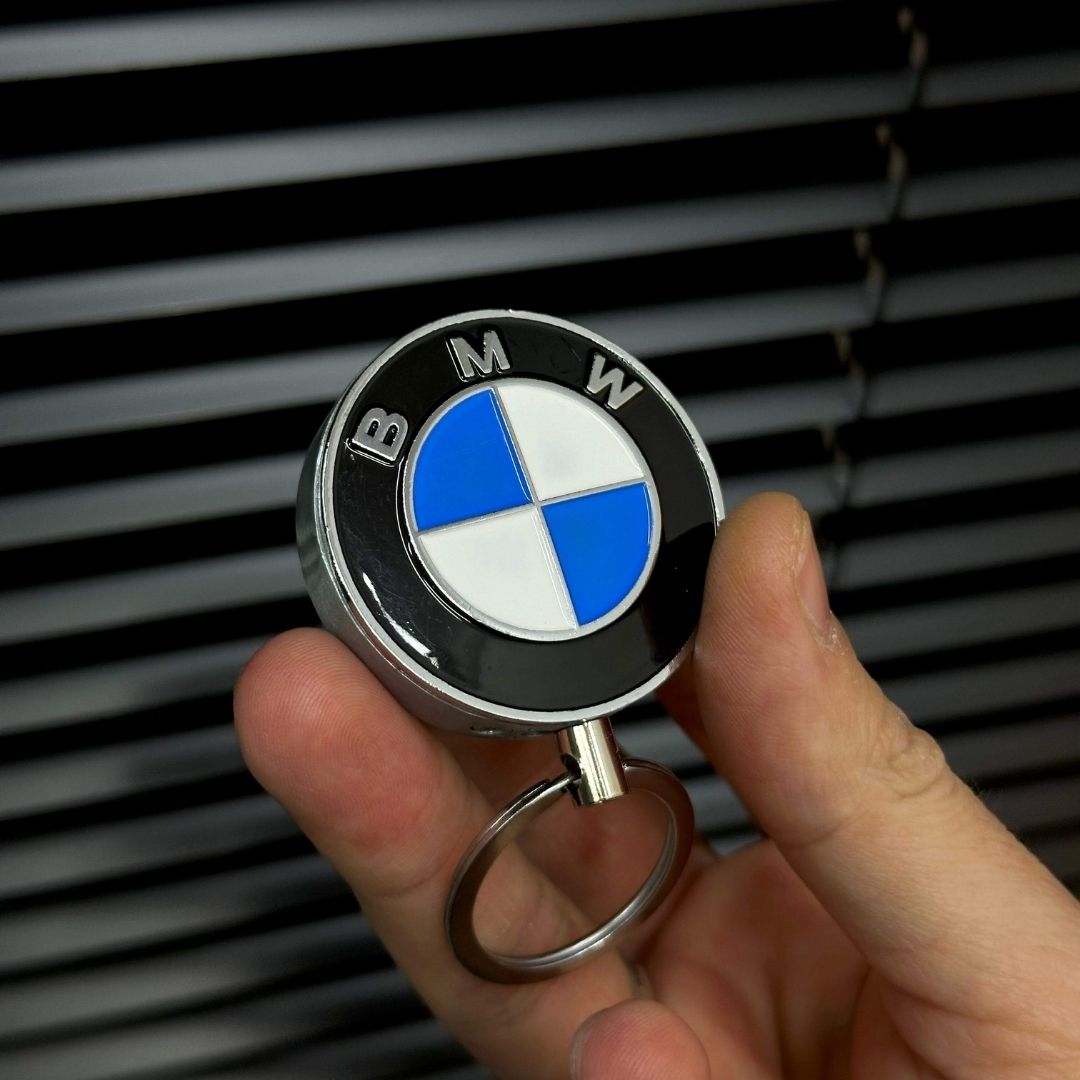 BMW Logolu Metal Yuvarlak Çakmak