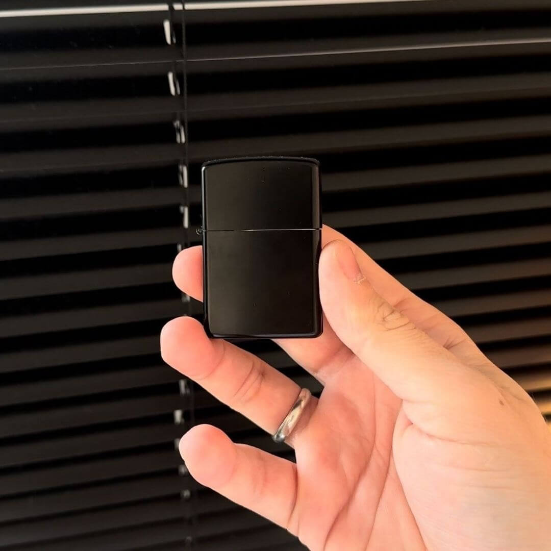 Siyah Metal Zippo Tarzı Çakmak