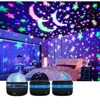Yıldız Projektörlü Gece Lambası Çocuk Bebek Odası