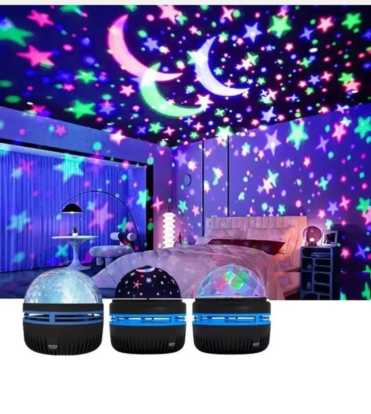 Yıldız Projektörlü Gece Lambası Çocuk Bebek Odası