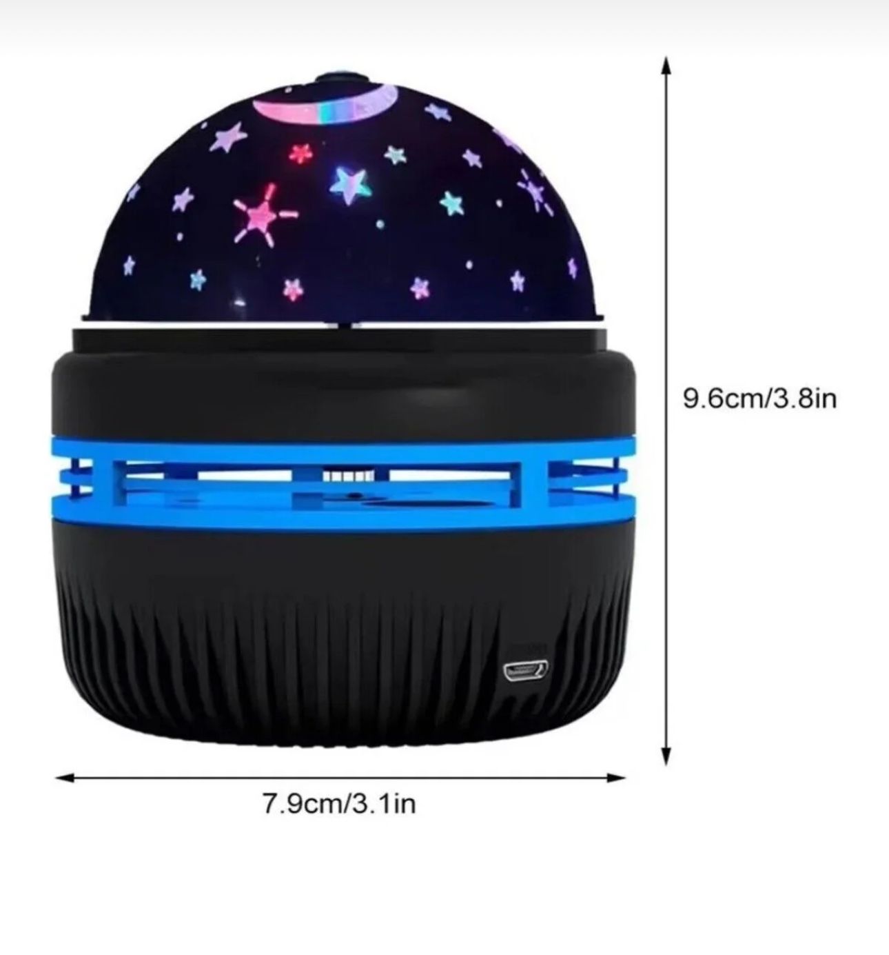 Yıldız Projektörlü Gece Lambası Çocuk Bebek Odası